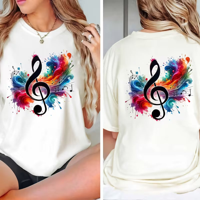 T-Shirt maniche corte chiave di violino