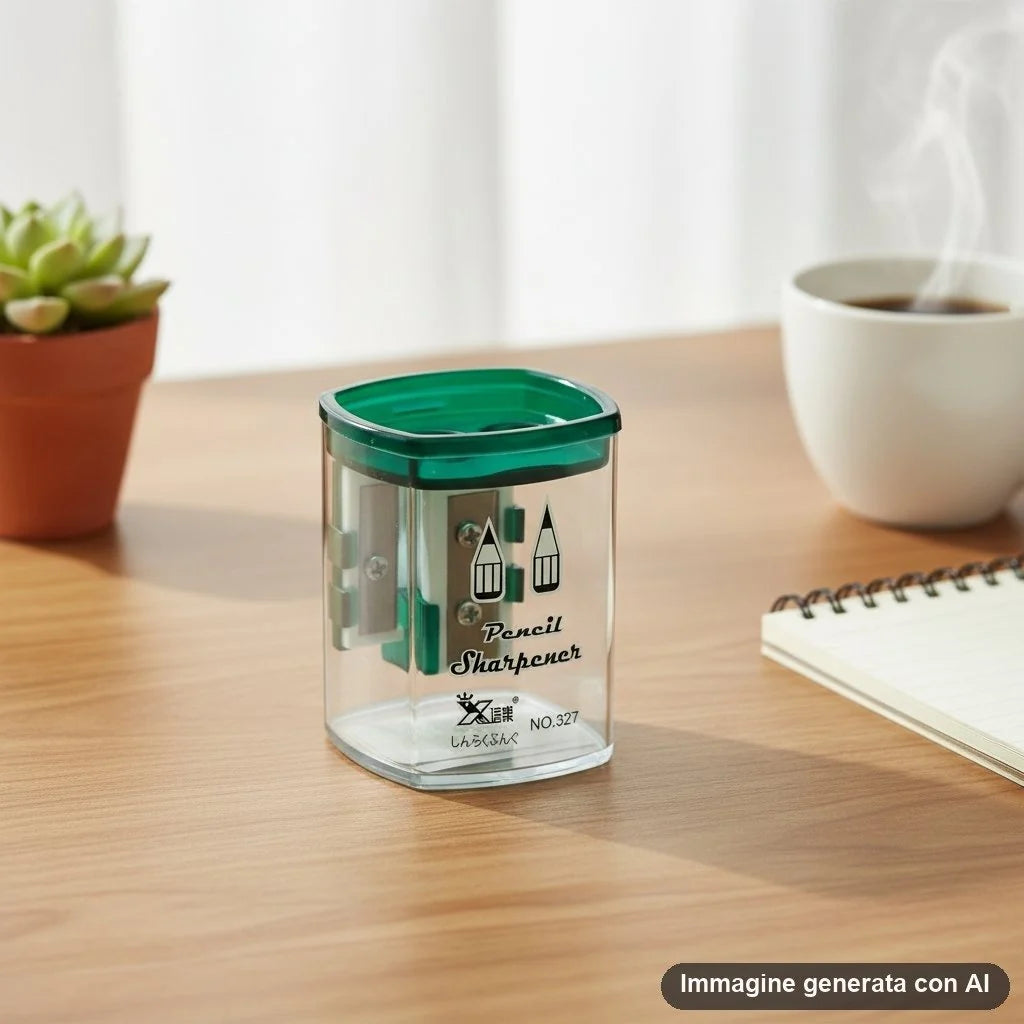 Temperino con contenitore