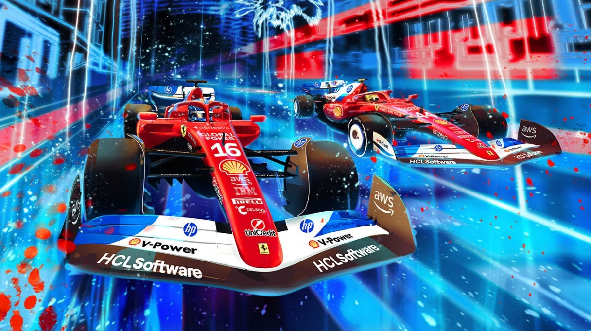 Tazza F1 Ferrari Leclerc e Hamilton