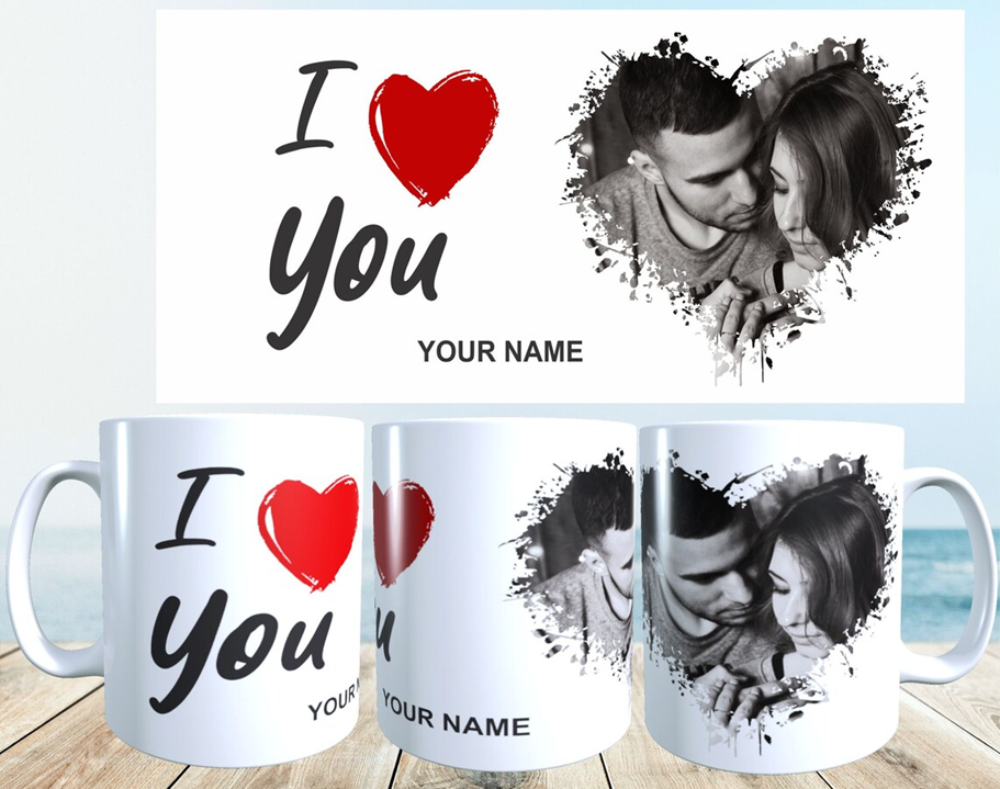 Tazza "I Love You" personalizzata