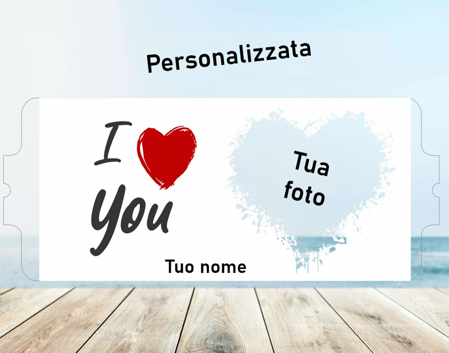 Tazza "I Love You" personalizzata