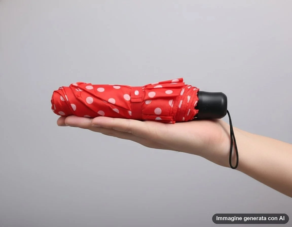 Ombrello da borsa a pois COLORATI