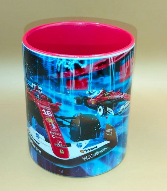 Tazza F1 Ferrari Leclerc e Hamilton