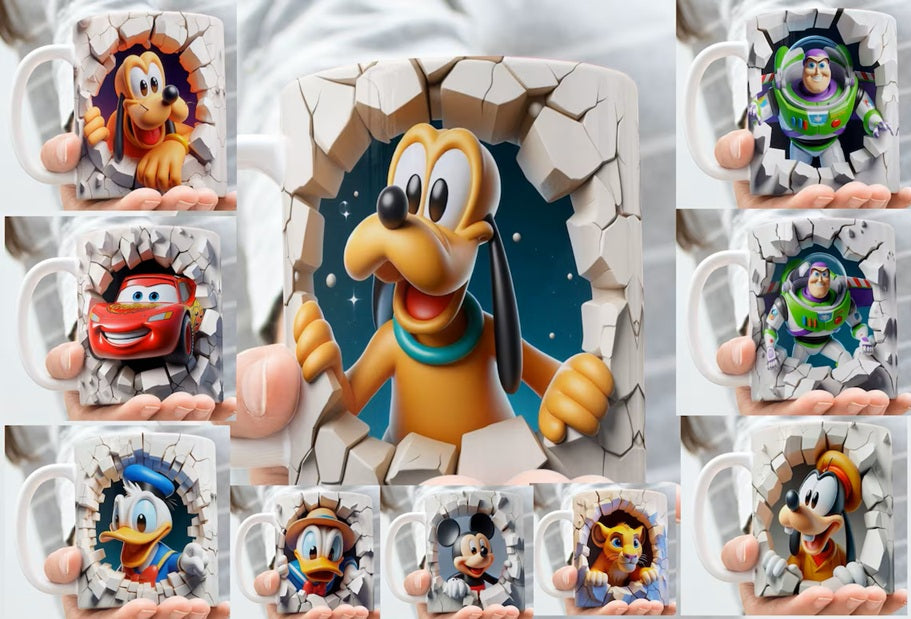 Tazza 330 ml con personaggi Disney  --IN ARRIVO--