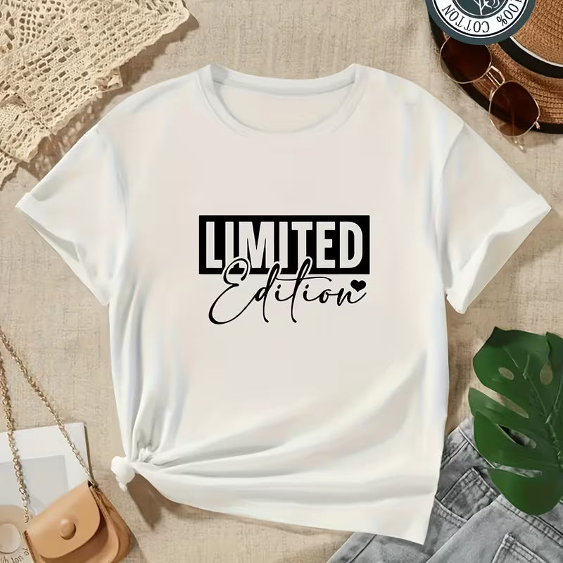 T-shirt a maniche corte con scritta "Limited edition" -- IN ARRIVO --