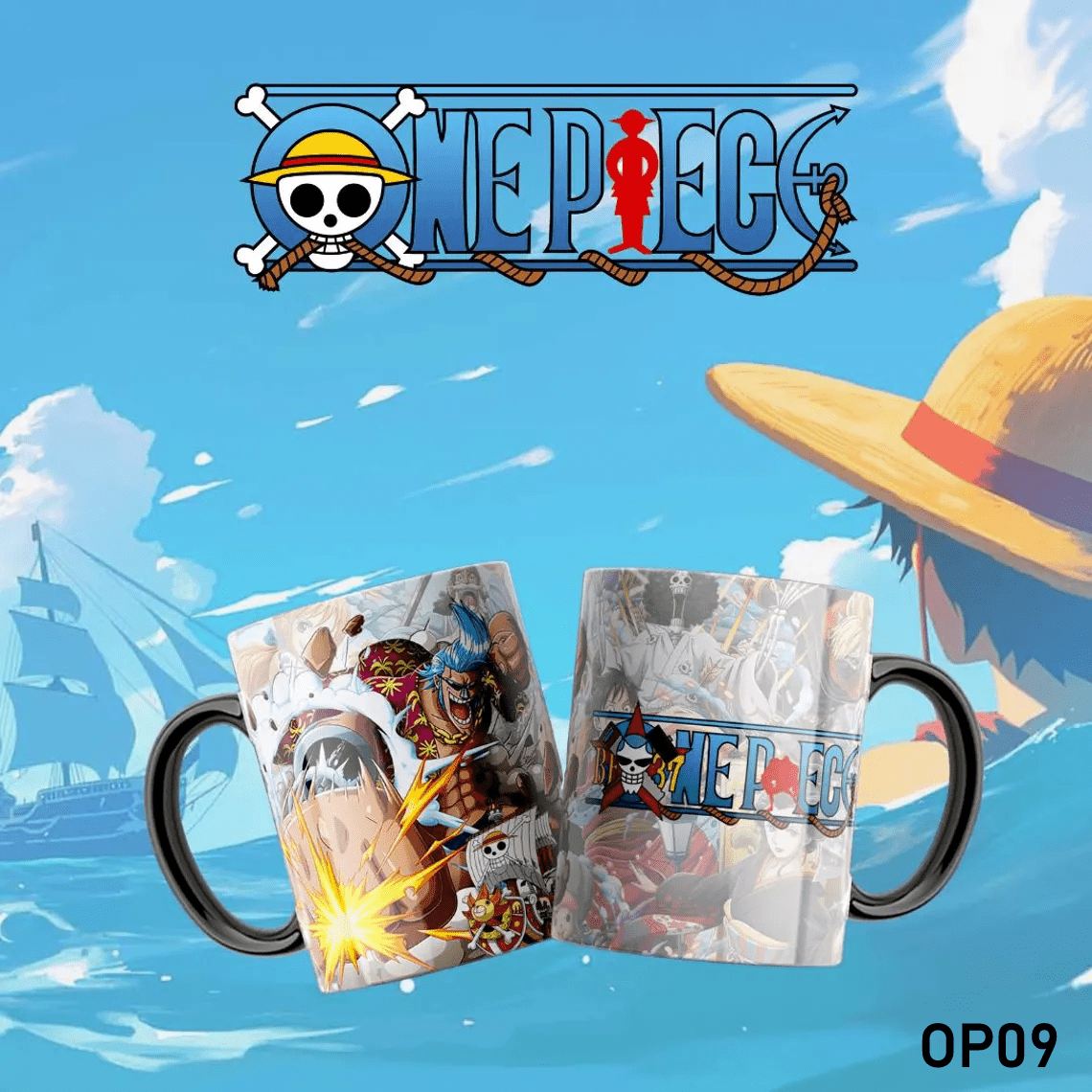 Tazza 330 ml con immagini One Piece - ElleGi Shop - Tazza 330 ml con immagini One Piece