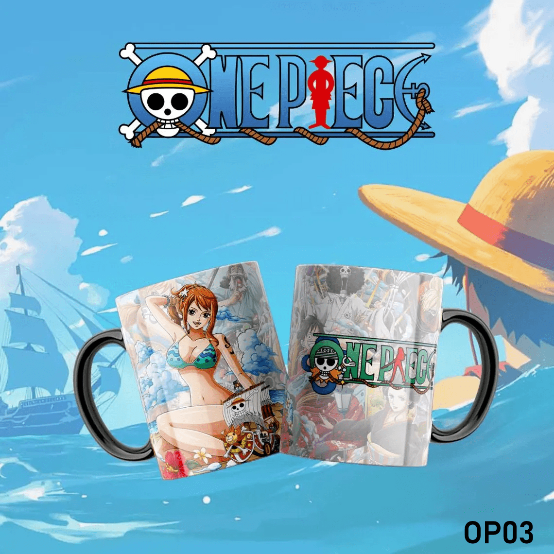 Tazza 330 ml con immagini One Piece - ElleGi Shop - Tazza 330 ml con immagini One Piece