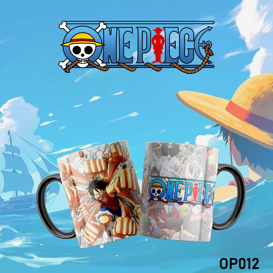 Tazza 330 ml con immagini One Piece - ElleGi Shop - Tazza 330 ml con immagini One Piece