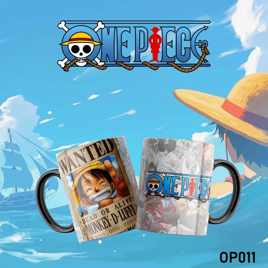 Tazza 330 ml con immagini One Piece - ElleGi Shop - Tazza 330 ml con immagini One Piece